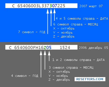 Как узнать дату выпуска принтера Epson?
