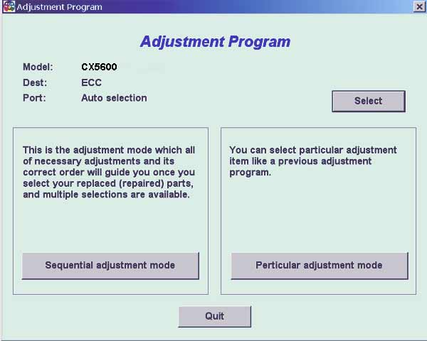epson px660 adjustment program free .160