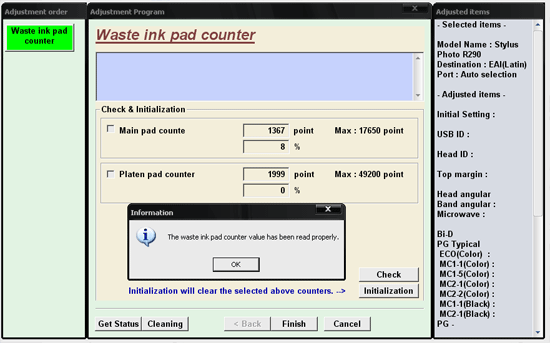 Epson Printer Resetting Program