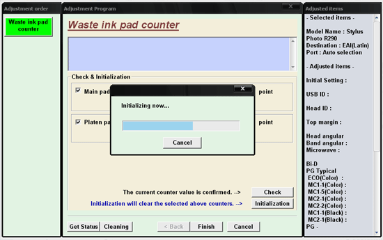 Epson printer reset software 1410